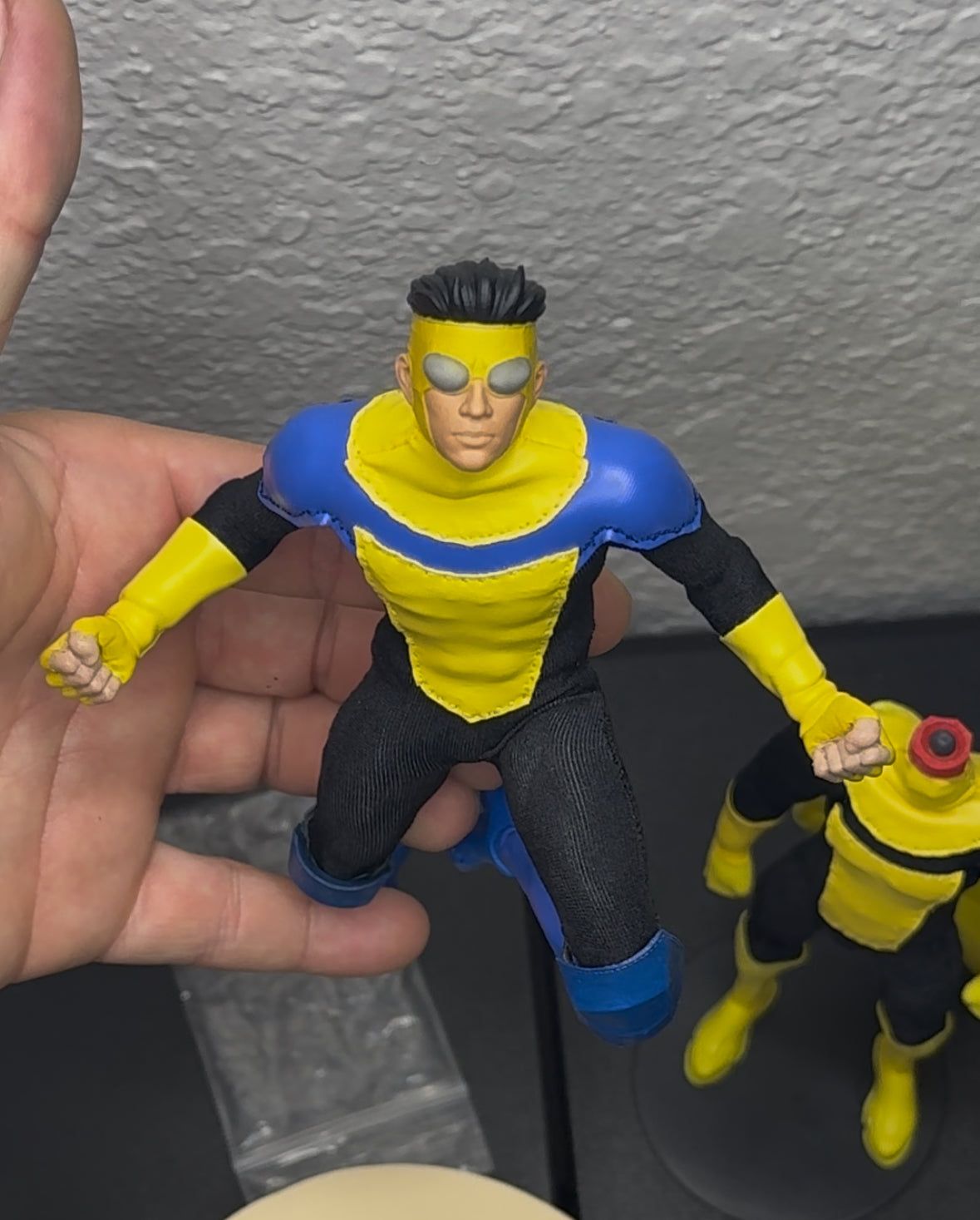 Blue and yellow invincible